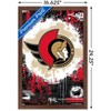 Trends International NHL Ottawa Senators - Maximalist Logo 23 Framed Wall Poster Prints - 3 of 4