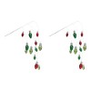 Hanging Holiday Light Spray (Set of 2) – 25"H Glittered Christmas Sprays Foam/Plastic by Melrose - 3 of 3