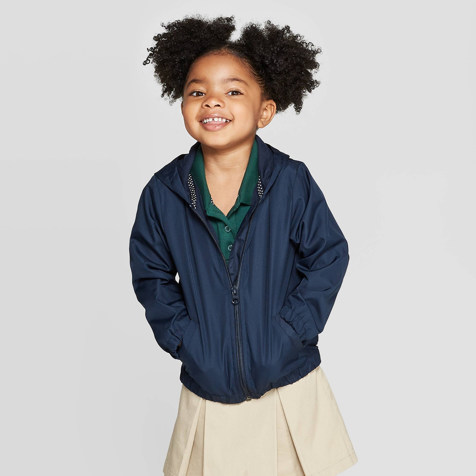 Navy blue jacket for on sale girl