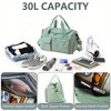 Luupatchy Carry On Weekender Backpack With Shoe Compartment, For Travel, Gym，Fishing, Travel Duffle Bag For Women, Men - 4 of 4