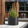 Wooakway Outdoor/Indoor/Decor/Garden Large Tall Metal Planter Pots Planter Boxes Cachepots Nursery Pots - 4 of 4