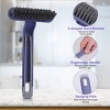 Racxily 2 Pack Multi-Function Rotating Crevice Cleaning Brush Stiff Bristle Brush Gap Cleaner with 2-In-1 Clip and Spade - 4 of 4
