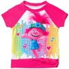 Trolls Kindi Kids JoJo Siwa Poppy Unicorn Girls One Piece Bathing Suit Bikini Top Rash Guard Skirt and Bottom 5 Swimsuit Set Toddler - 4 of 4