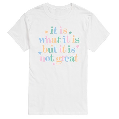 Men's - Instant Message - It Is What It Is Short Sleeve Graphic T-Shirt