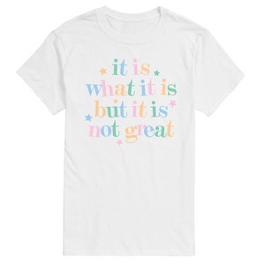 Men's - Instant Message - It Is What It Is Short Sleeve Graphic T-Shirt - 1 of 4