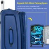 3-Piece Softside Luggage Set,Carry On Suitcase,Medium and Large Expandable Suitcases with Spinner Wheels and TSA Lock (20"/24"/28")–Cuddlewood - 3 of 4