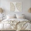Gulches Framed Abstract Coastal Rice Shadowbox Wall Decor Off-White See below - 2 of 4