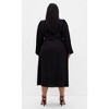 Women's Plus Size Arizona Wrap Dress - black | CITY CHIC - 4 of 4