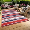 Outdoor Rug Waterproof Plastic Straw Rug Camping Rug for Patio Reversible Mat UV-Resistant Outdoor Carpet for Porch, Deck, Backyard, Balcony - 2 of 4