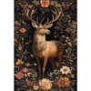 Coolmee Washable Area Rugs Deer Hunting Rug for Living Room Camo Deer Rugs Elk Rustic Carpet Floral Cabin Rug - 3 of 3