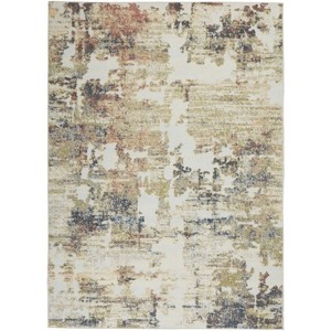 Nourison Trance TRC04 Indoor Area Rug - Ivory/Multi 6'6" x 9'6" - 1 of 4