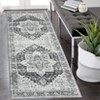 Washable Soft Rug Vintage Distressed Rug Low Pile Thin Rug Non Slip Non Shedding Accent Throw Rug for Dining Room Bedroom - 3 of 4