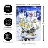 Evergreen Santa and Presents Suede Garden Flag 12 x 18 Inches Indoor Outdoor Decor - 4 of 4