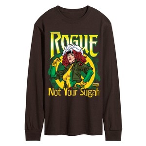 Men's - Marvel - Rogue Not Your Sugah Long Sleeve Graphic T-Shirt - 1 of 2
