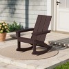 WestinTrends  Modern Adirondack Outdoor Rocking Chair - 2 of 4