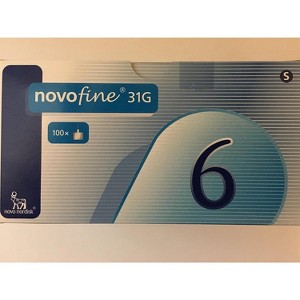 Novofine Pen Needles 31G. x 6mm. (Box of 100) - 1 of 4