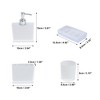 Unique Bargains Lightweight Bathroom Accessories Set 1 Set - 2 of 4