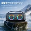 SUGIFT Portable Bluetooth Speaker with 360° Stereo Sound, Karaoke Microphone, RGB Lights, Waterproof Design, and Long Battery Life - 3 of 4