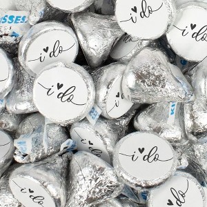 I Do Wedding Stickers for Hershey Kisses - (3 Sheets of 3/4" Labels) - By Just Candy - 1 of 3