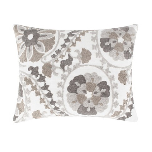 Levtex Home Mills Grey Medallion Pillow