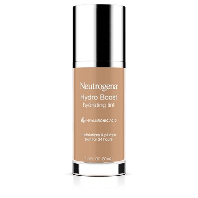 Neutrogena Hydro Boost Hydrating Tint Liquid Foundation with Hyaluronic Acid, Moisturizing & Lightweight Water Gel Formula - 60 Natural Beige