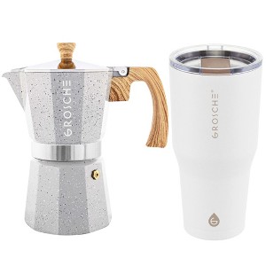 GROSCHE Milano Stovetop Espresso Maker Moka Pot Home Espresso Coffee Maker - 1 of 4