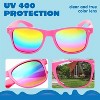 Joyfy 24 Pcs Kids Sunglasses Party Favors bulk, Neon Sunglasses with UV Protection for Children. Pool Party Favors, Goody Bags for kids Birthday - 2 of 4