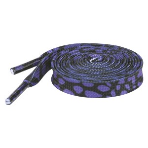 INSPIRE CHIC Leopard Print Flat Shoe Laces for Sneakers 0.31'' 1 Pair - 1 of 4