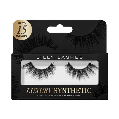 Lilly Lashes Luxury Synthetic False Eyelashes - CASH - 1pr