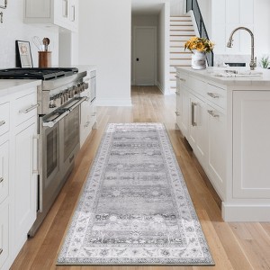 Runner Rug, Home Decor, Soft Non-Slip, Washable Kitchen Runner Rug, for Bathroom, Laundry, Indoor Farmhouse - 1 of 4