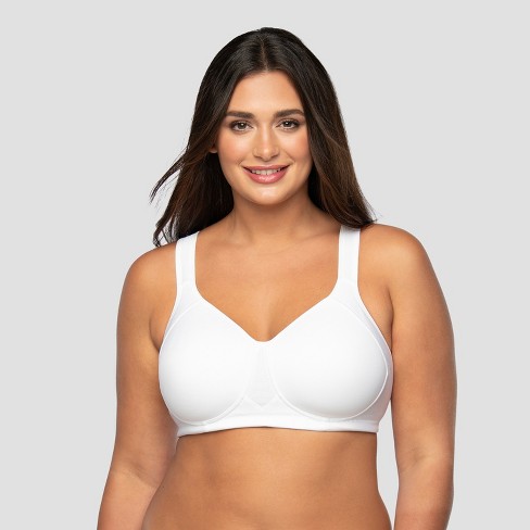 Vanity Fair Womens Sport Medium Impact Wireless Bra 71500 - Star White - 42c  : Target