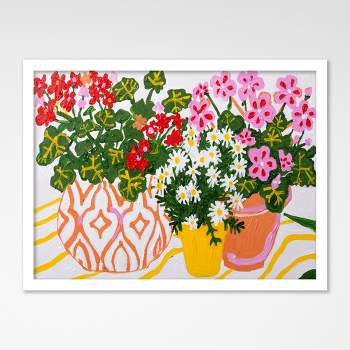 Americanflat Botanical Wall Art Room Decor - Summer Floral Still Life I by Mandy Buchanan