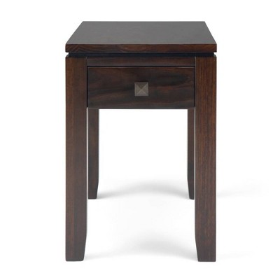 14" Essex Narrow Side Table Mahogany Brown - WyndenHall