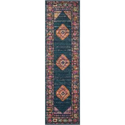 Safavieh Porcello Collection Tappeto Runner Moderno Astratto - Multicolore, 2'3 X 12' (69x366 Cm Circa) - Antimacchia E Antisporco