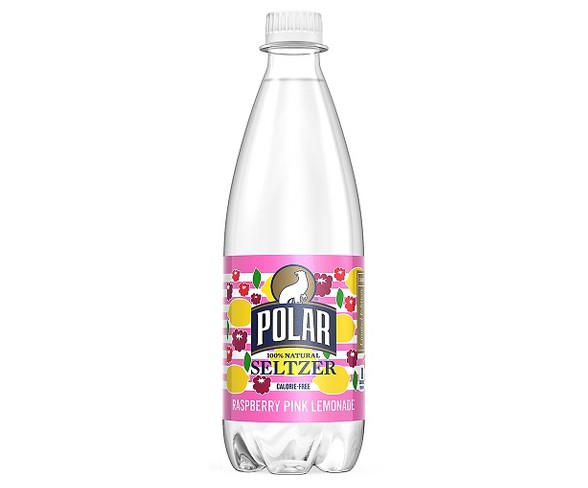 Polar Seltzer Raspberry Pink Lemonade 20oz