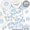 Big Dot of Happiness Dusty Blue Elegantly Simple - Guest Party Favors Candy Favor Sticker Kit - 304 Pieces - 2 of 4