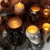 Black Ghost Train Ceramic Skull Figural Candle - Hyde & EEK! Boutique™ - image 2 of 3