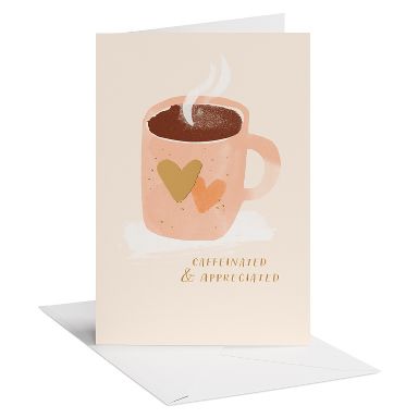 Coffee Mother's Day Card for Mom, Makes You Feel Your Very Best, Includes Envelope