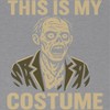 Rerun Island Women This Is My Costume Zombie Short Sleeve Graphic Cotton Baby Tee - 2 of 4