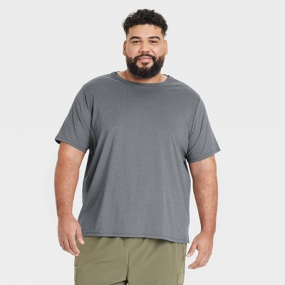 Men's Big Short Sleeve Performance T-Shirt - All In Motion™ Dark Gray 3XL