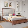 Accent Bed Frame Modern Upholstered Headboard with Multi-Functional Panel for Bedroom 76.89in - 3irtyhousy - 2 of 4