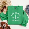 Simply Sage Market Women's Graphic Sweatshirt Embroidered Paris France - image 3 of 3