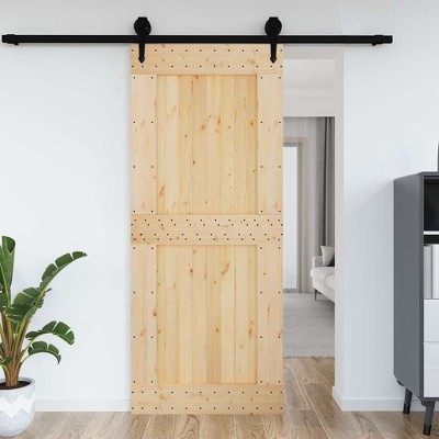 VidaXL Door NARVIK 37.4"x82.7" Solid Wood Pine