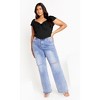 Women's Plus Size Mae Top - black | CITY CHIC - 2 of 4