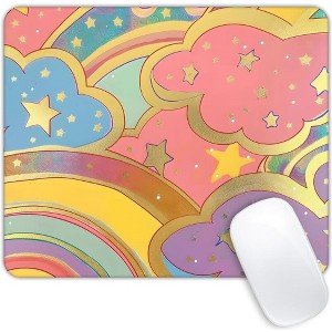 Core Electro Non-Slip Rubber Base Mouse Pad Rainbow One Size - 1 of 4