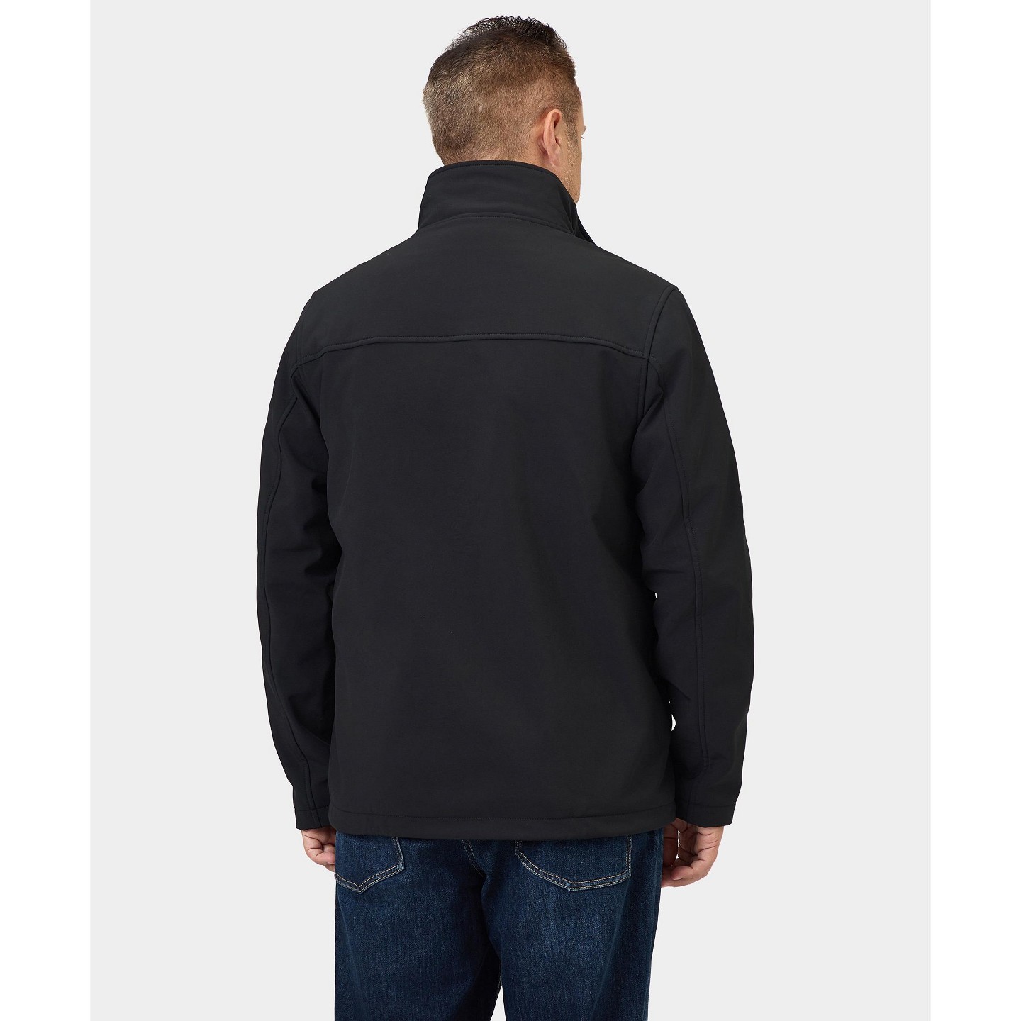 Мужская куртка Ororo 6-Zone Dual-Control Heated Softshell Jacket with Battery (Black), цвет: Чёрный — фото 5