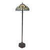 Chloe Lighting Hayden Tiffany-style 2 Light Crystal Design Floor Lamp 18" Shade - 2 of 3