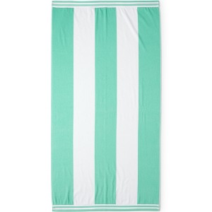 Lands' End Rugby Stripe Reversible Beach Towel - 1 of 2