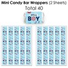 Big Dot of Happiness Ahoy It's a Boy - Nautical Baby Shower Candy Favor Sticker Kit - 304 Pieces - 3 of 4