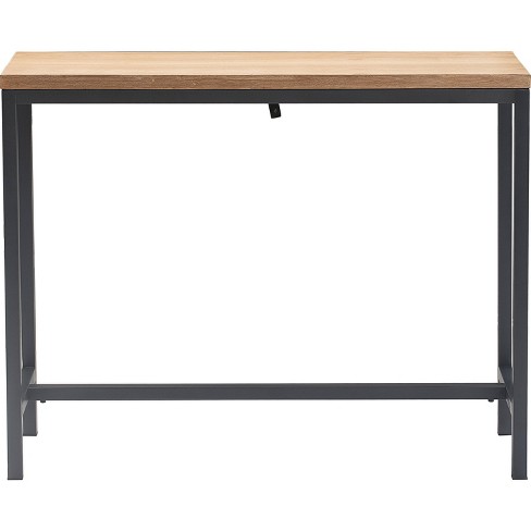 Wood and deals metal console table